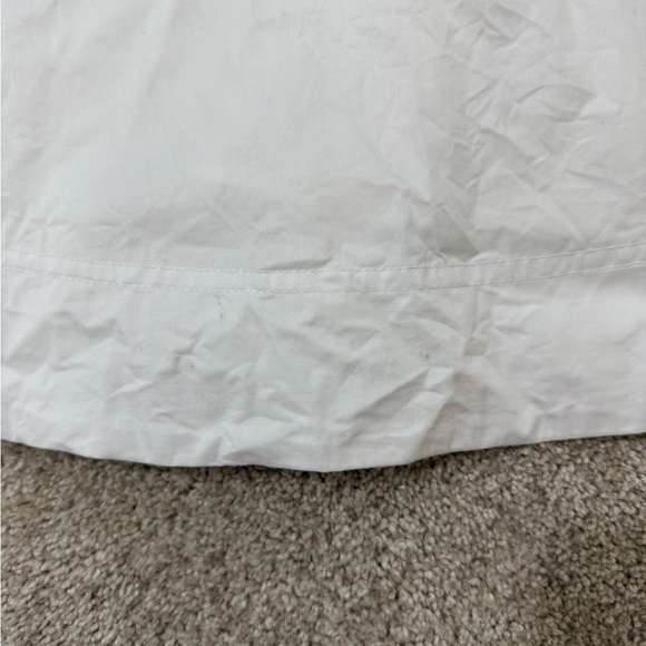 NWT Zara Bow Trim Gabardine Mini Dress Size Large Bridal Bachelorette - Picture 9 of 10